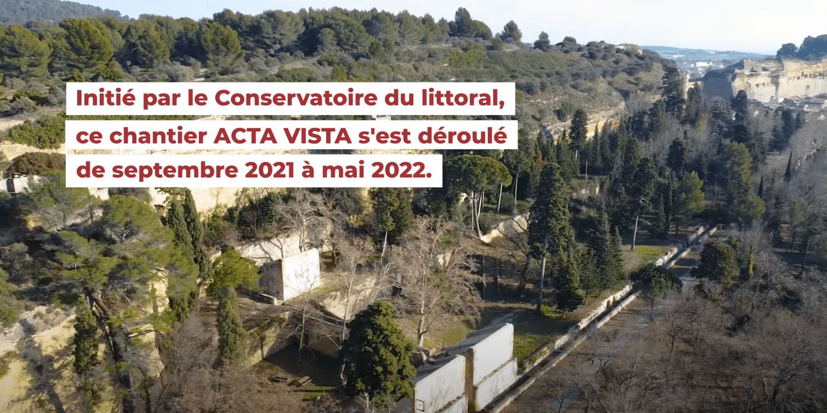 ACTA VISTA |  Our action at the Poudrerie de Saint-Chamas / Miramas
