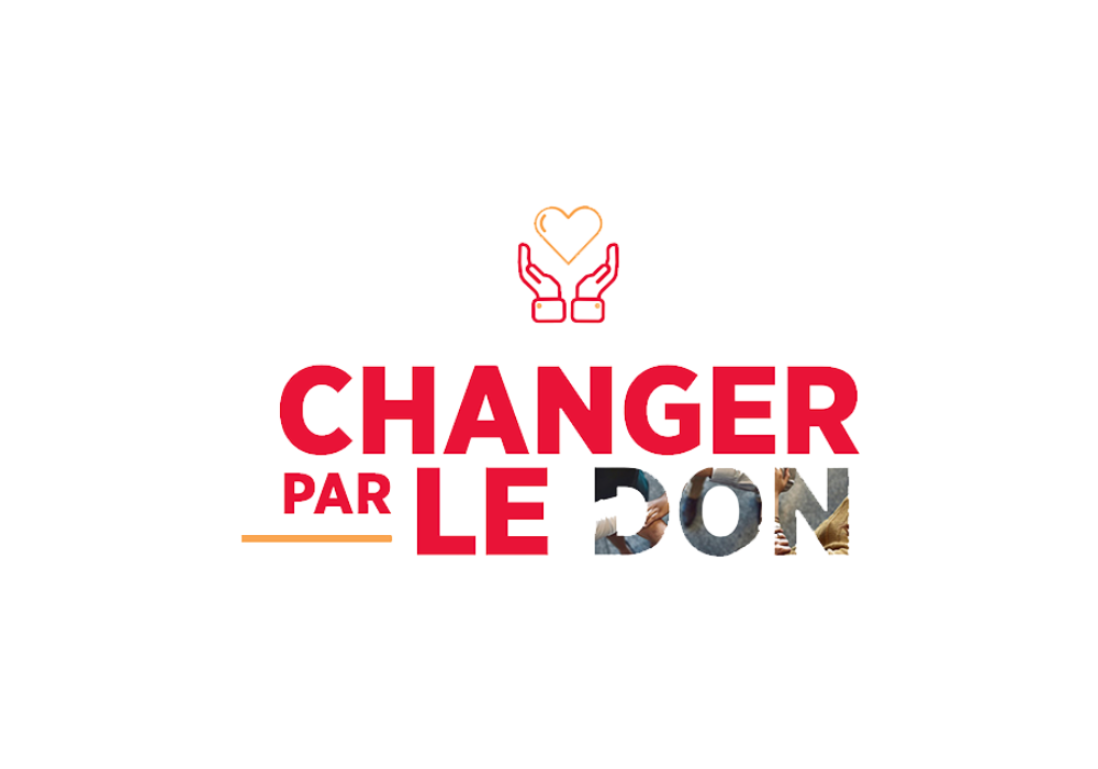 Logo Changer par le don, partenaire d'Acta Vista