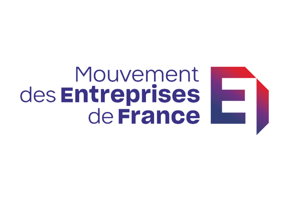 Logo Mouvement des entreprises de France, partenaire d'Acta Vista